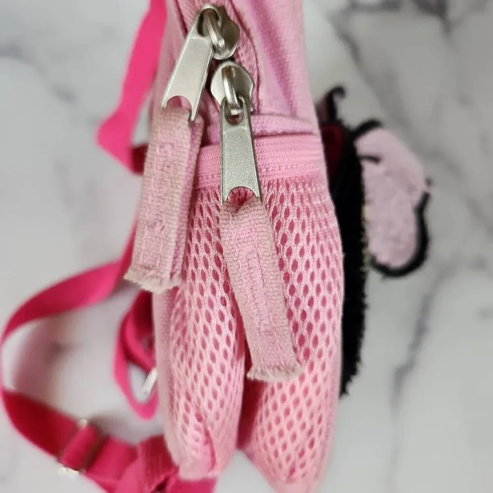 Disney Minnie little girls pink backpack fuzzy face small travel size Target